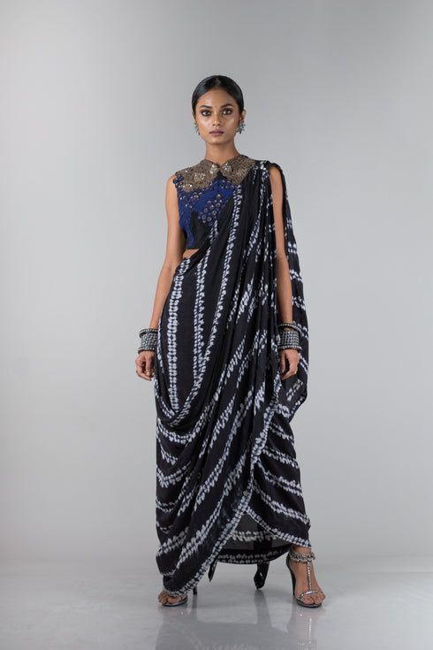 Pre Drapped Saree